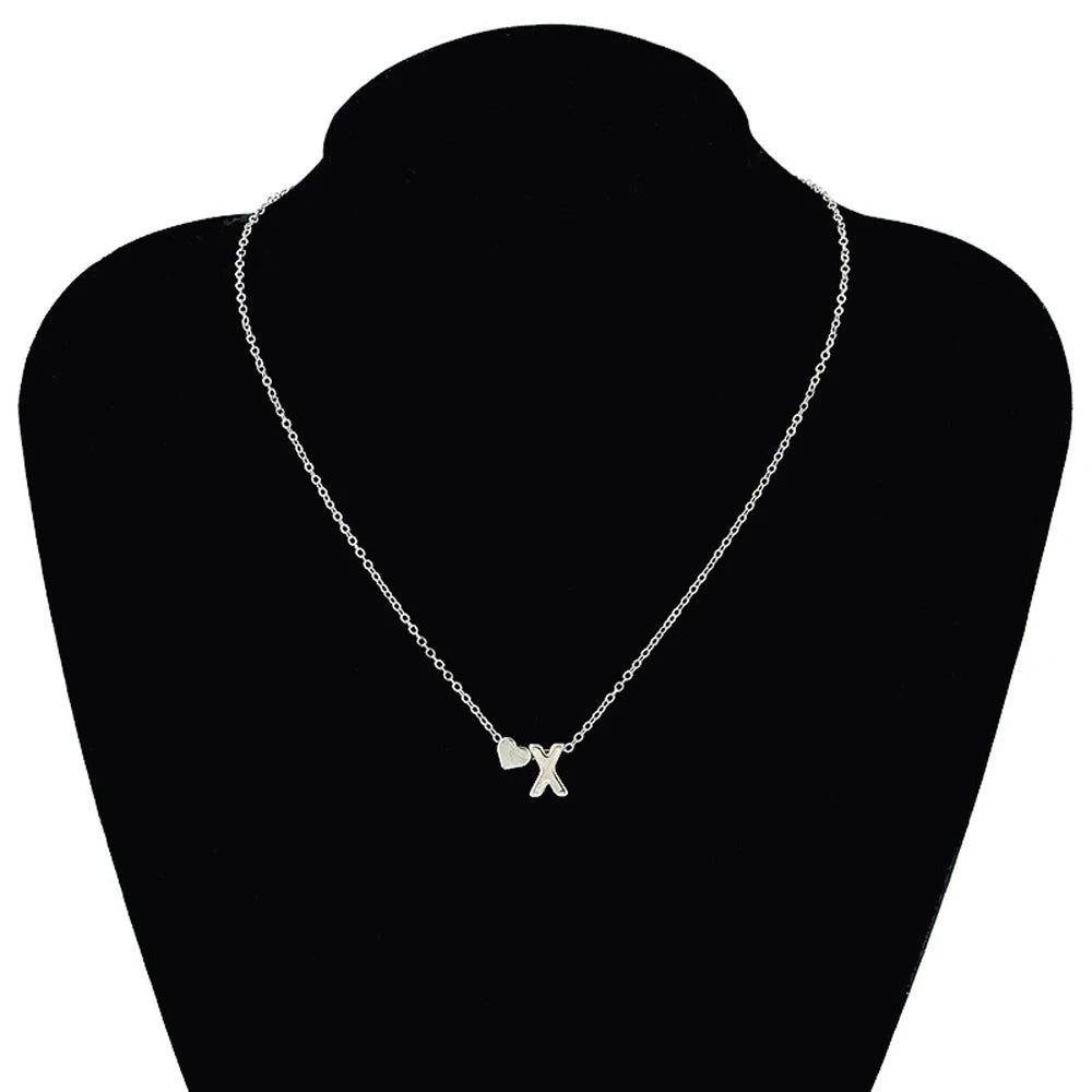 The Sophie Dainty Initial Necklace - Silver