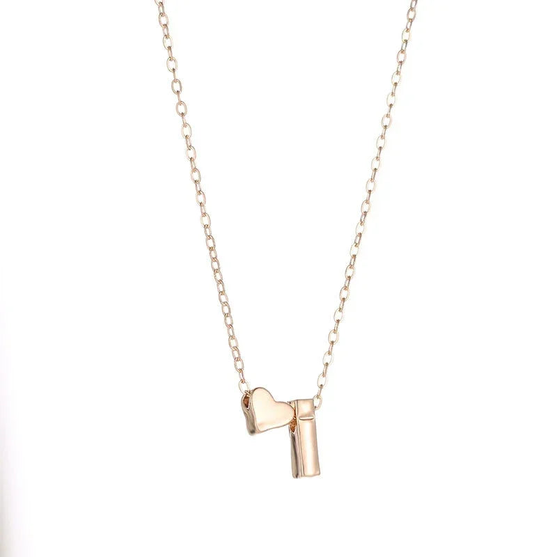 The Sophie Dainty Initial Necklace - Gold