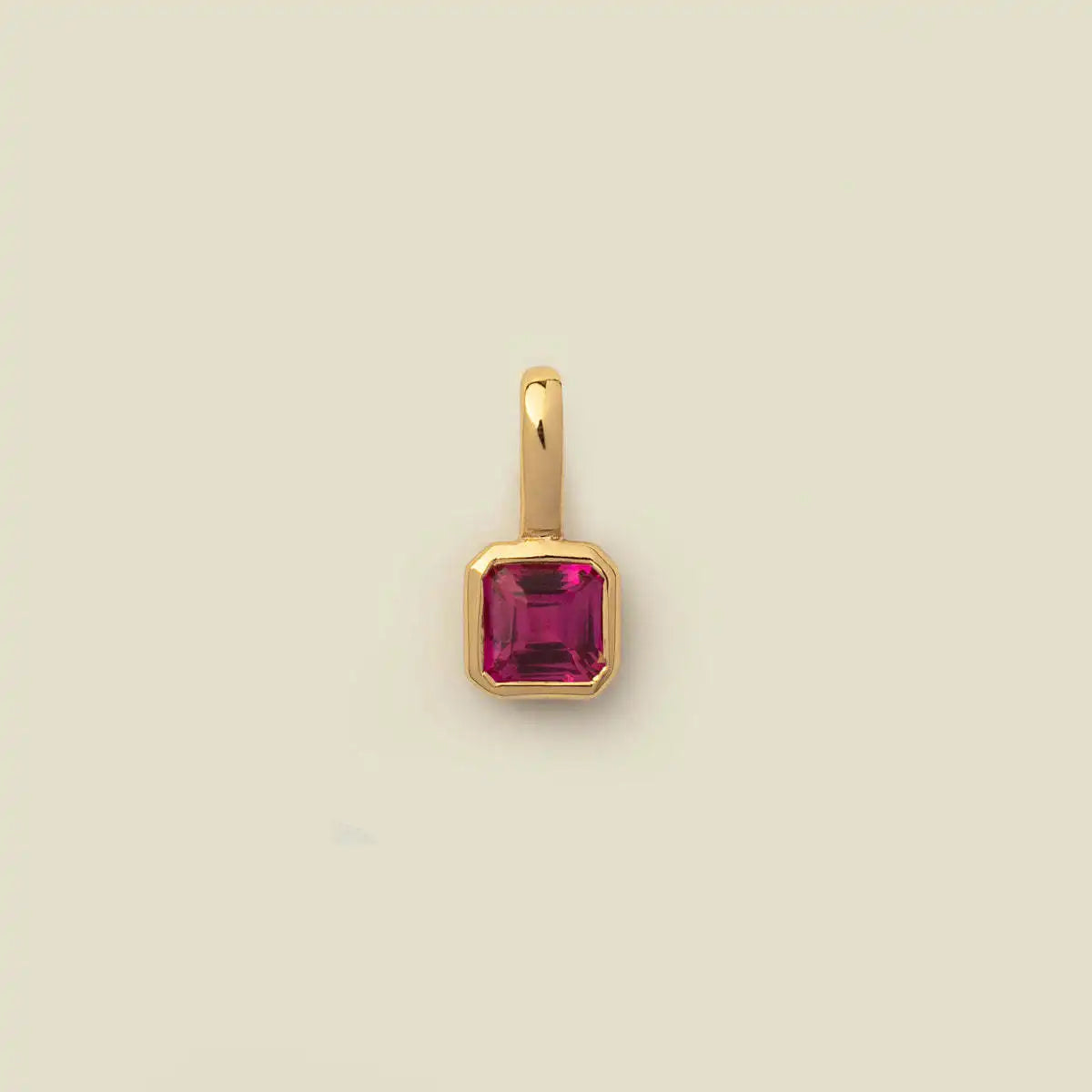 The Clara Solitaire Birthstone Pendant