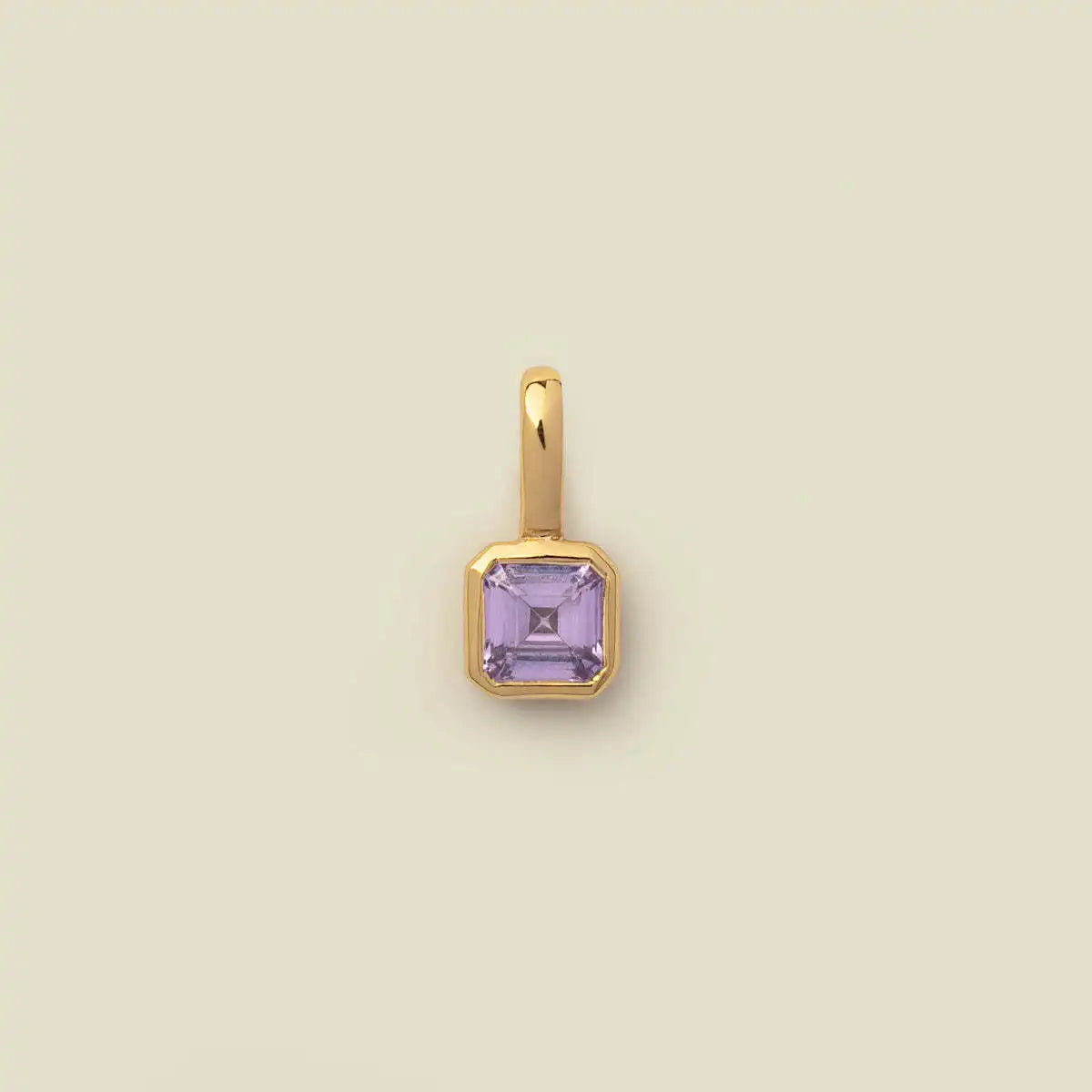 The Clara Solitaire Birthstone Pendant