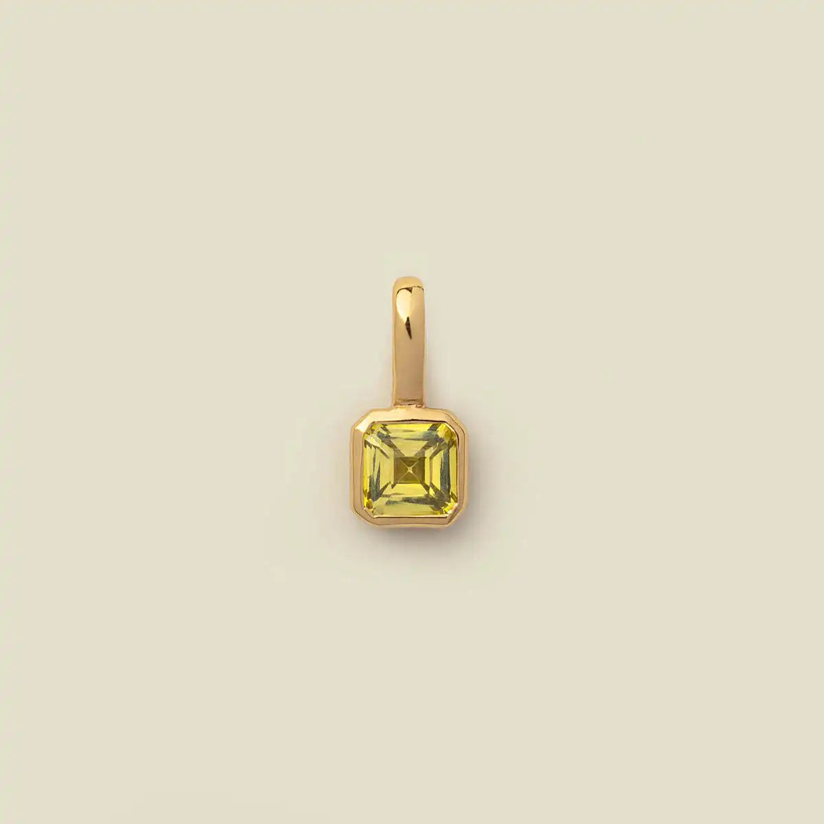 The Clara Solitaire Birthstone Pendant