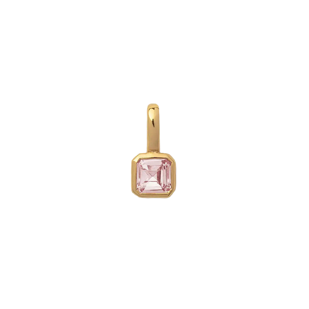 The Clara Solitaire Birthstone Pendant - Tourmaline