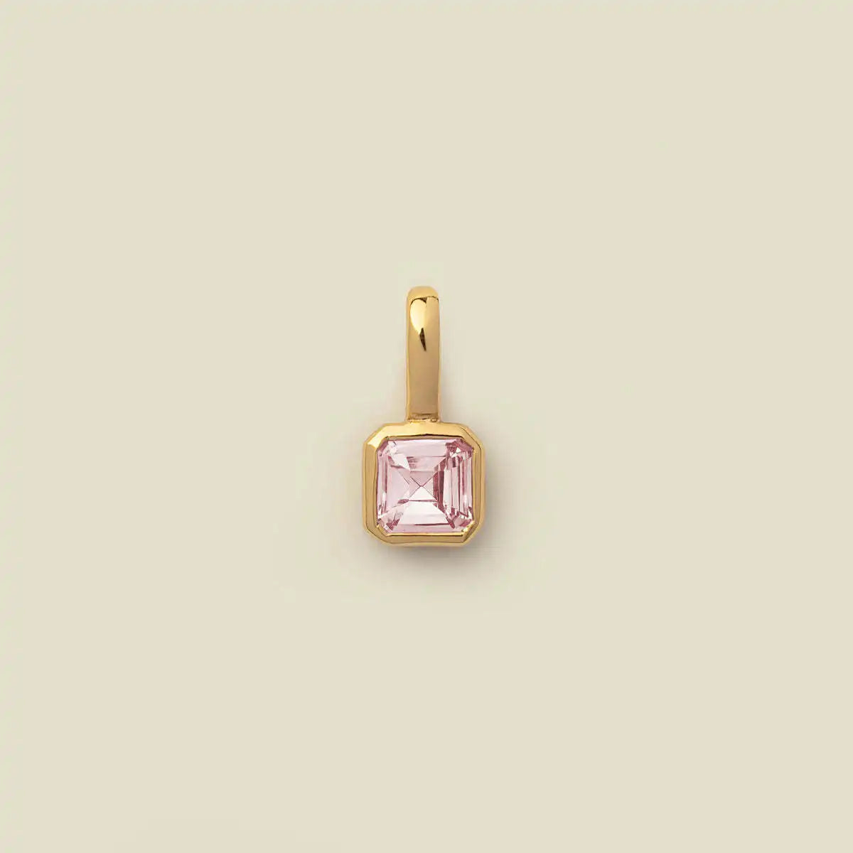 The Clara Solitaire Birthstone Pendant - Tourmaline