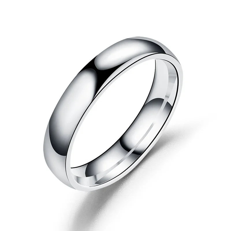The Arden Classic Band Ring - 6mm Polished Stainless Steel | Silver