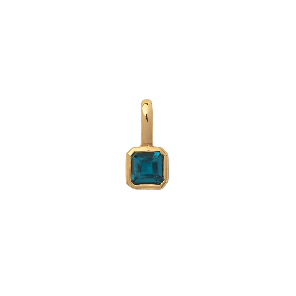 The Clara Solitaire Birthstone Pendant - Sapphire