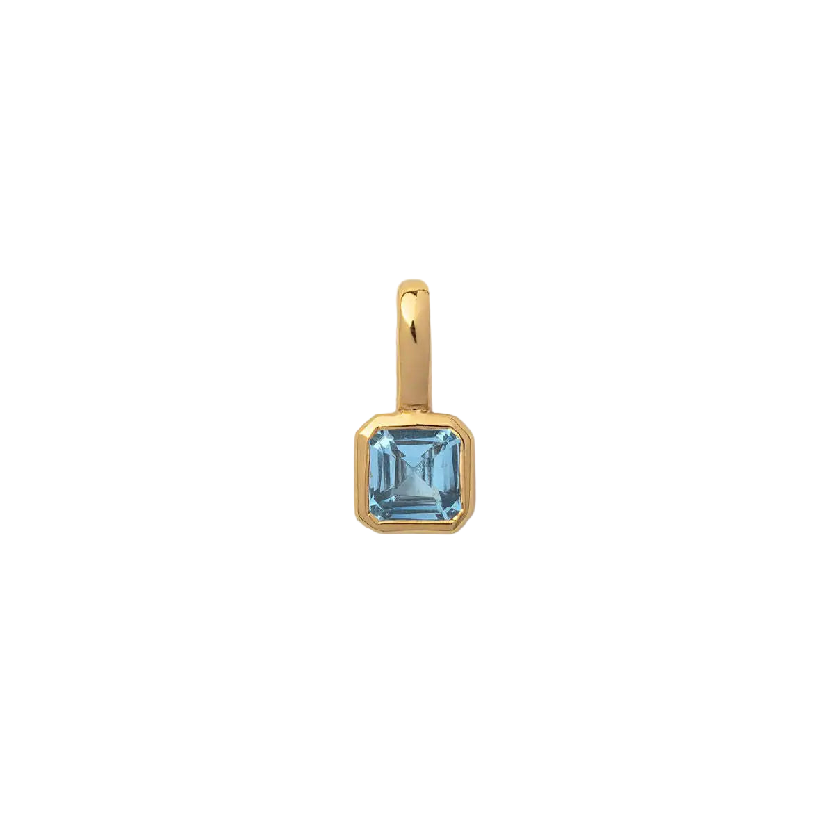 The Clara Solitaire Birthstone Pendant - Turquiose
