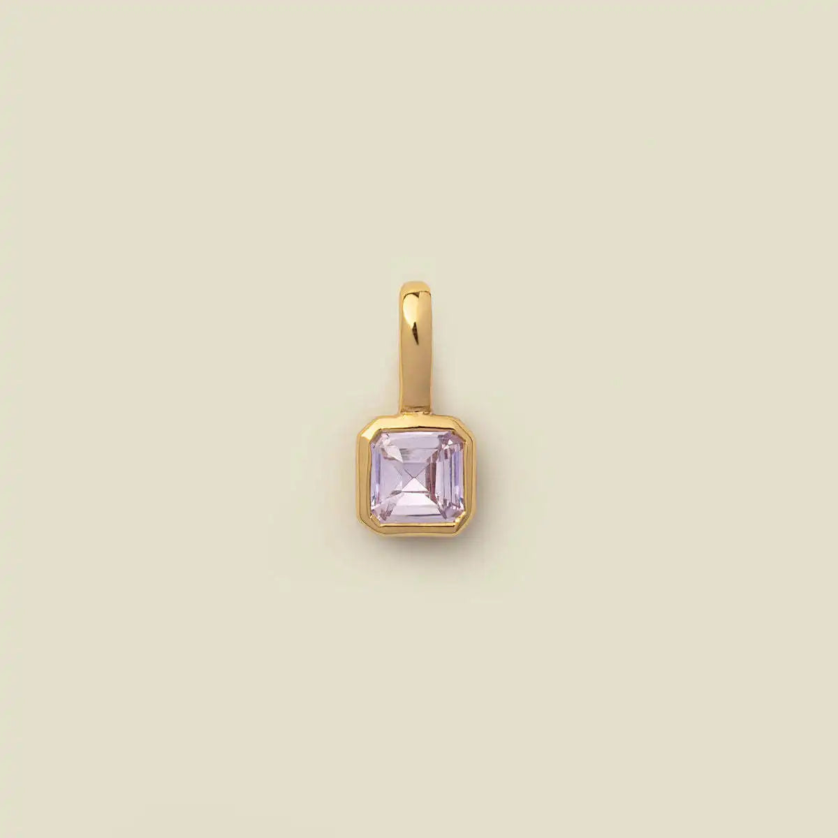 The Clara Solitaire Birthstone Pendant